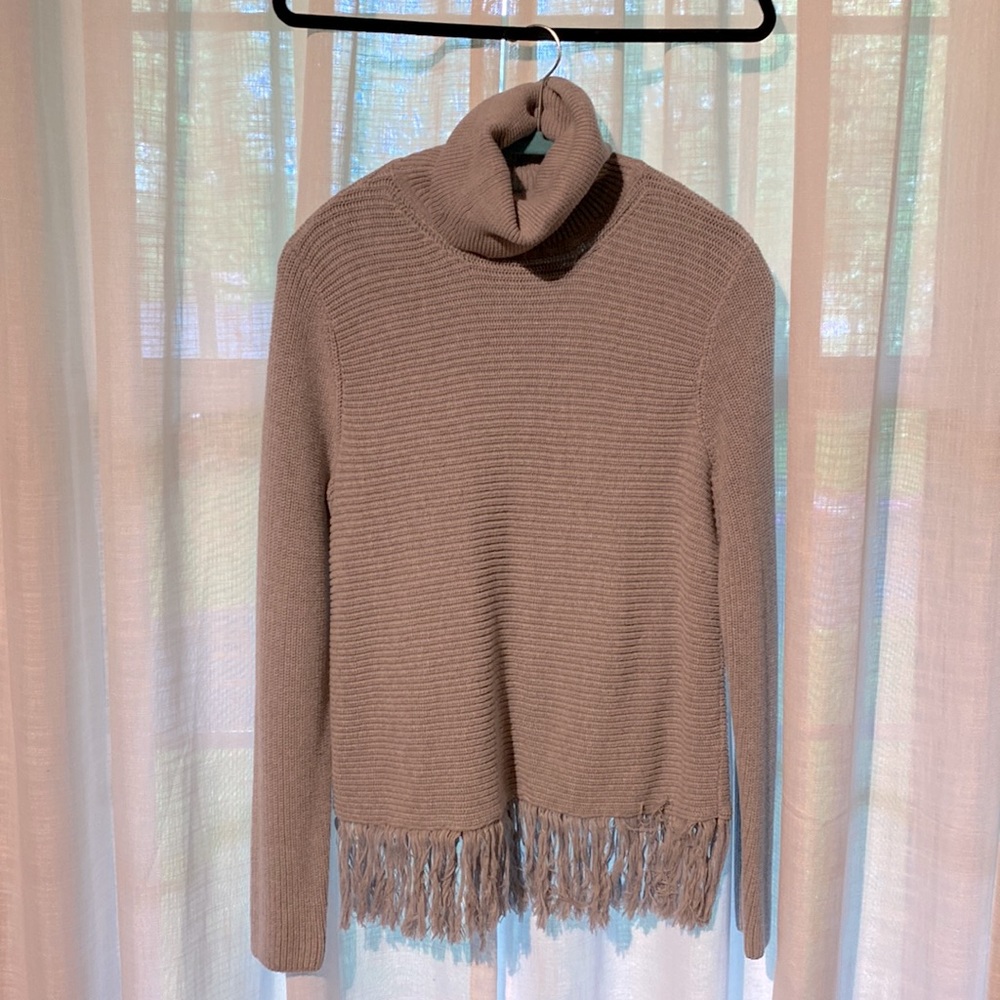 Gray turtle neck sweater